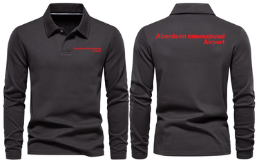 AER ABERDEEN AIRPORT LONG SLEEVE POLO